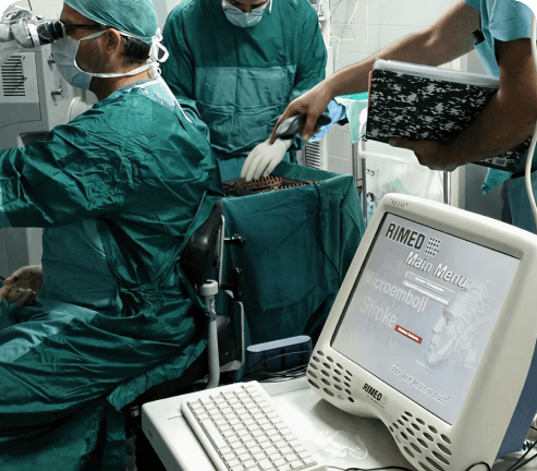 Doppler transcraneal (TCD)